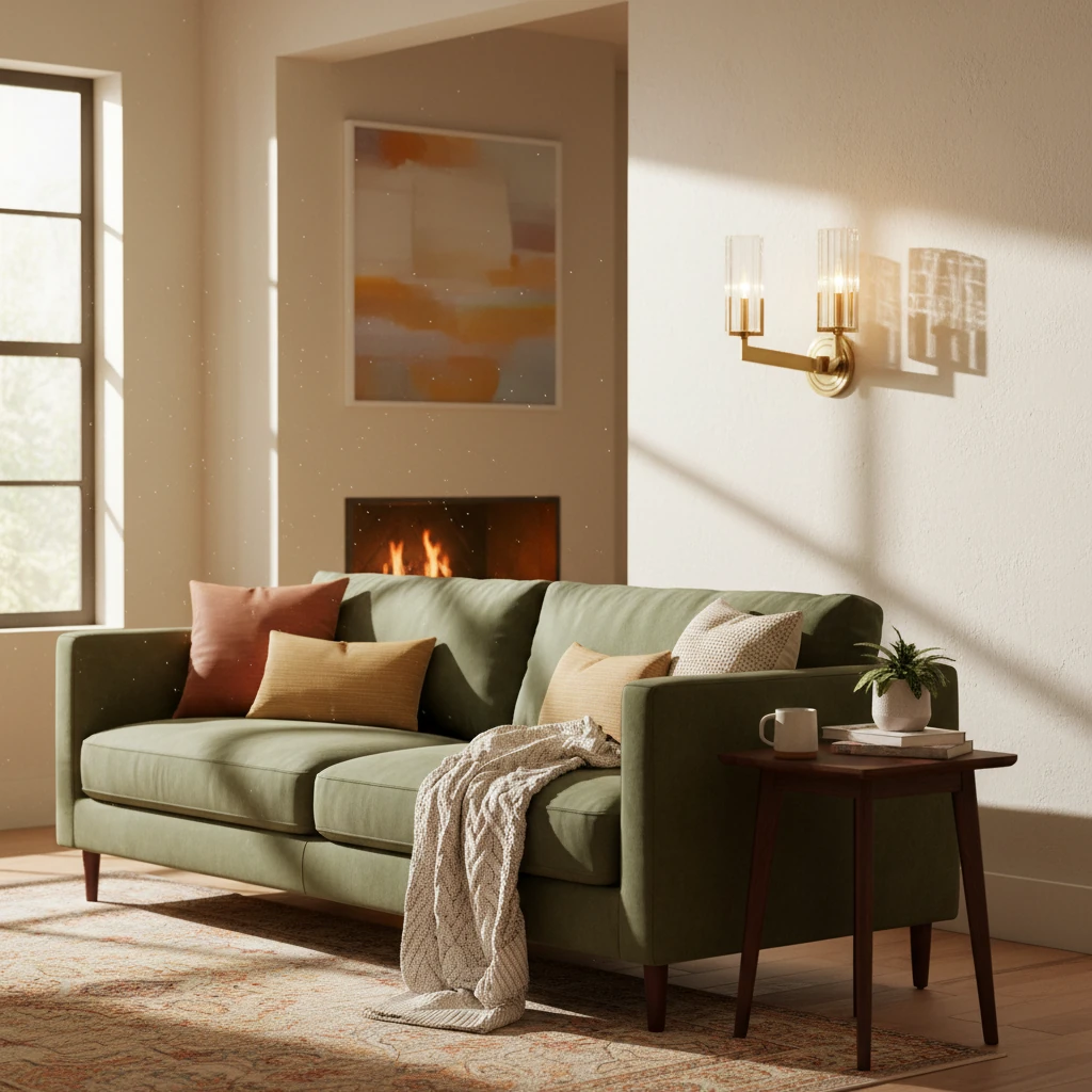 Porseleinen inbouw lifestyle-scène