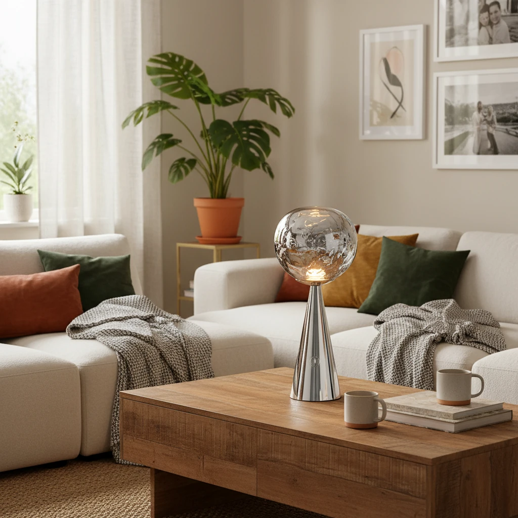 Porseleinen inbouwspiegel, lifestyle scène