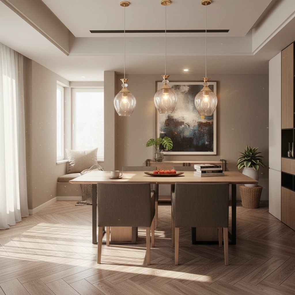 Porseleinen inbouw lifestyle-scène