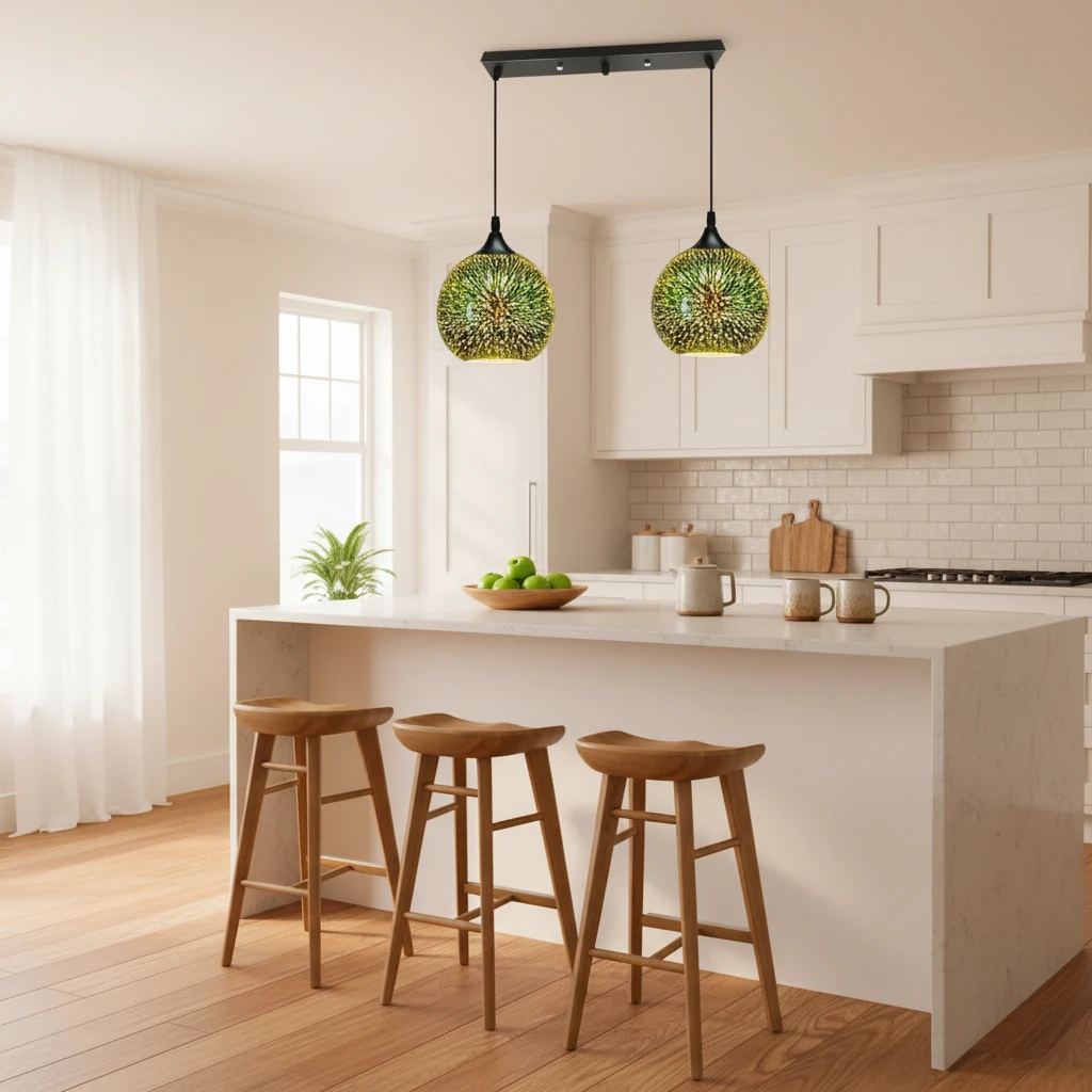 Porcelain flush mount lifestyle scene