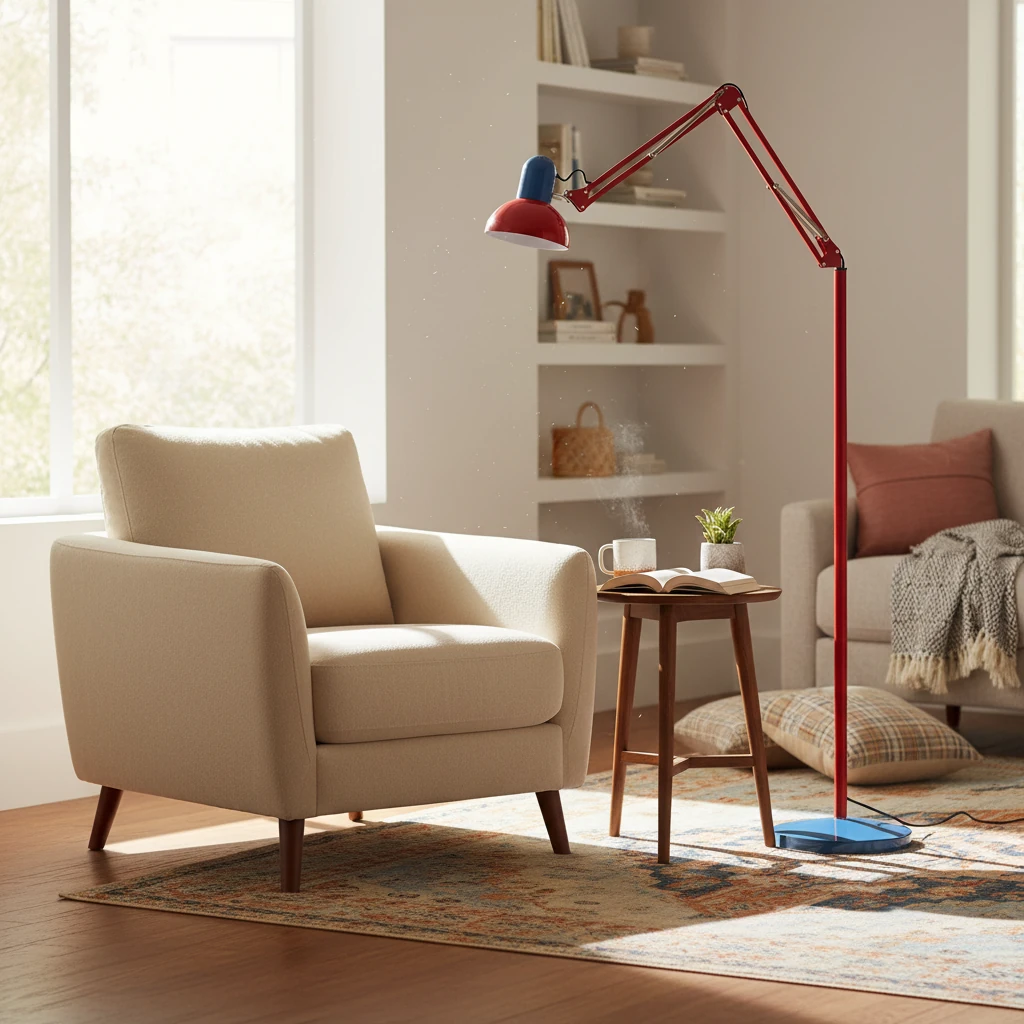 Porseleinen inbouw lifestyle-scène