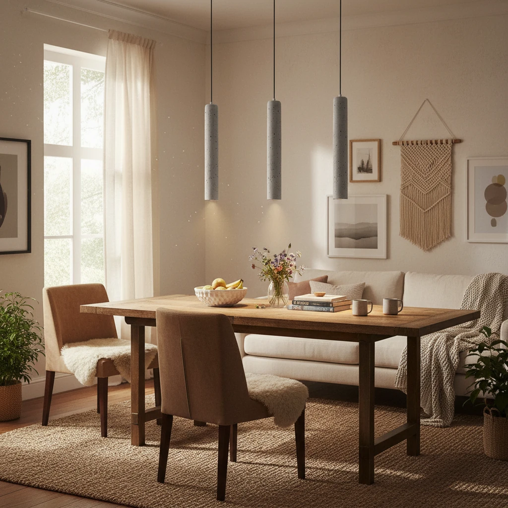 Porcelain flush mount lifestyle scene