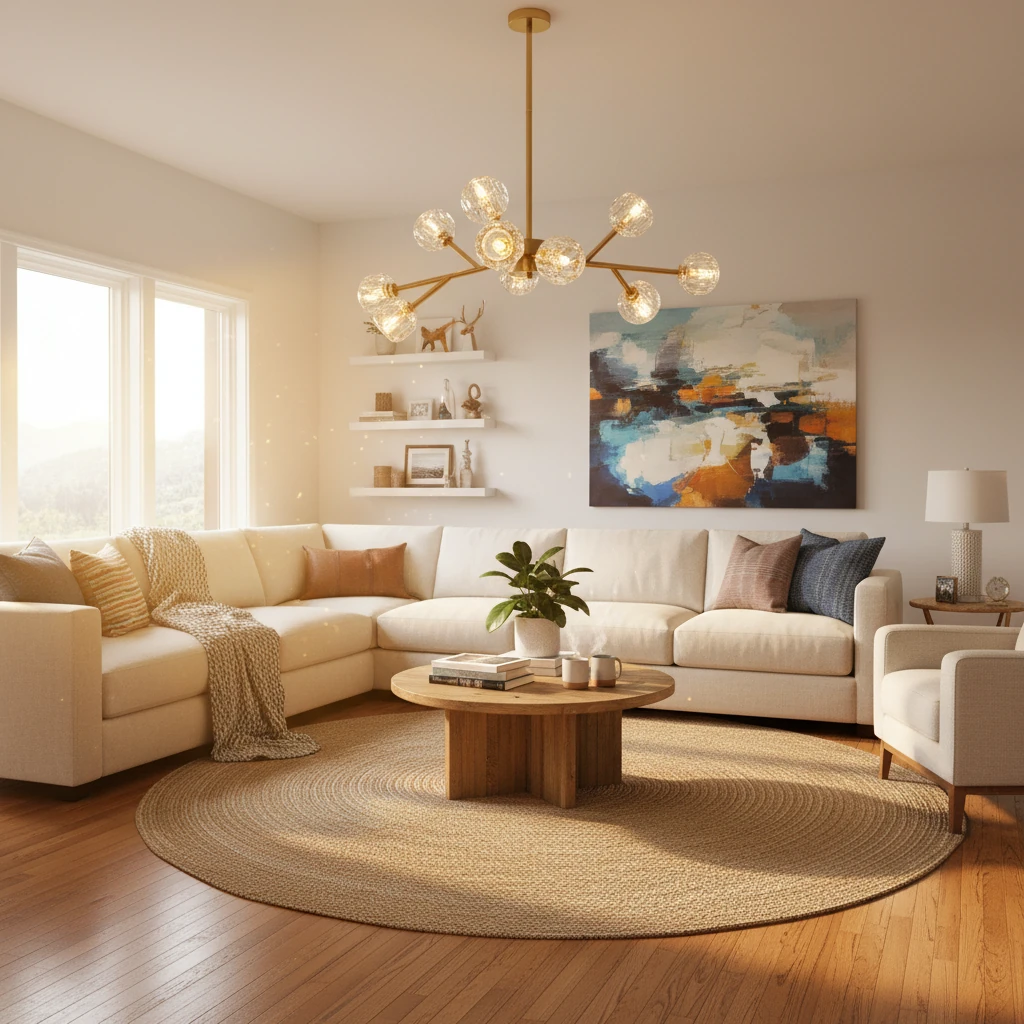 Porseleinen inbouw lifestyle-scène