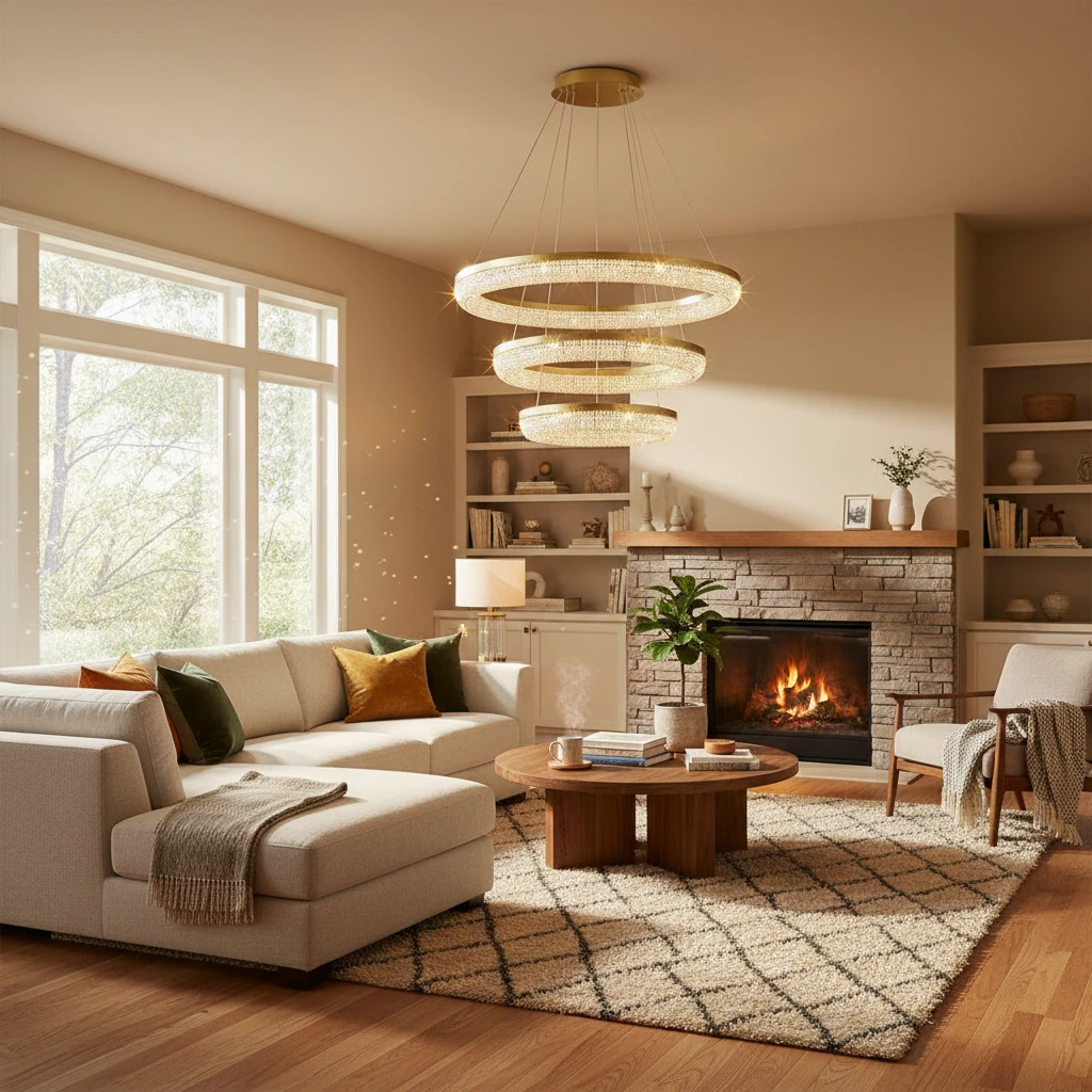 Porseleinen inbouw lifestyle-scène