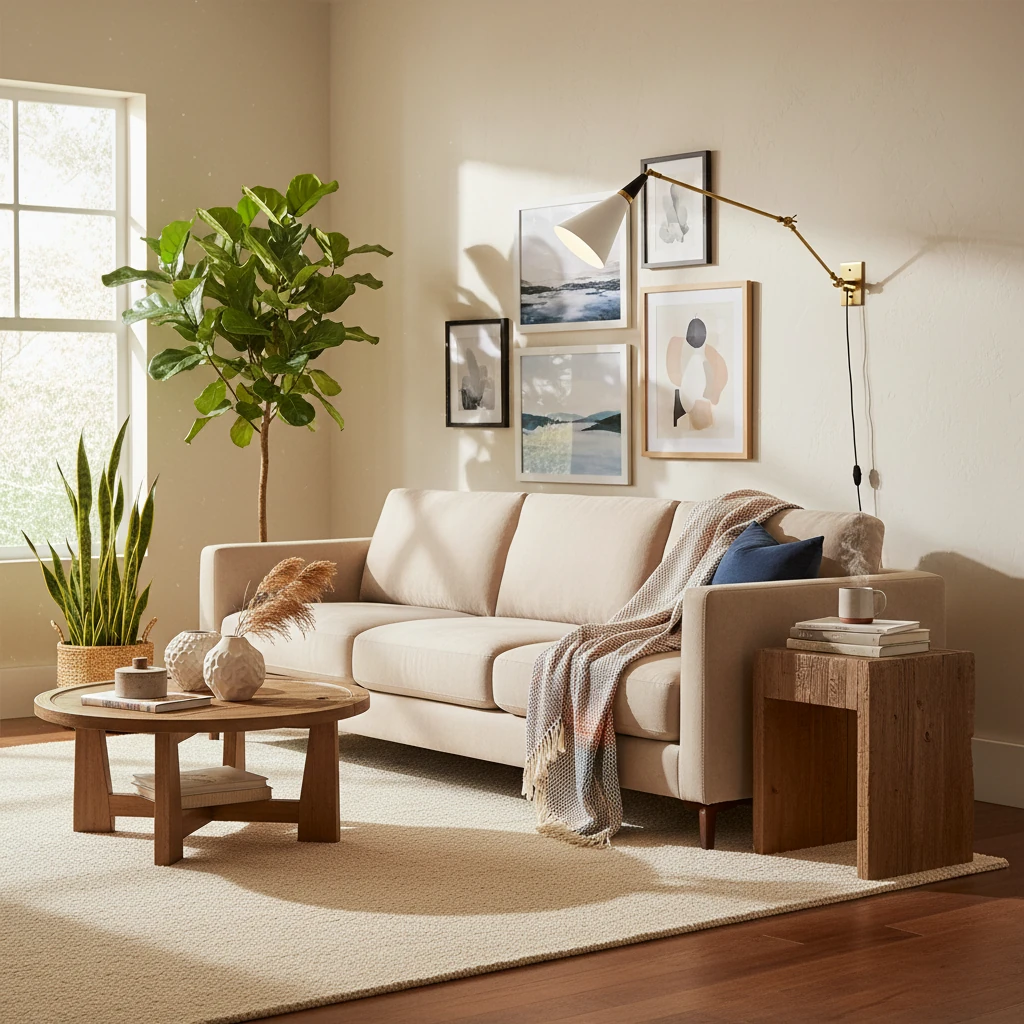 Porseleinen inbouw lifestyle-scène