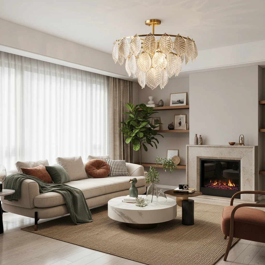 Porseleinen inbouw lifestyle-scène