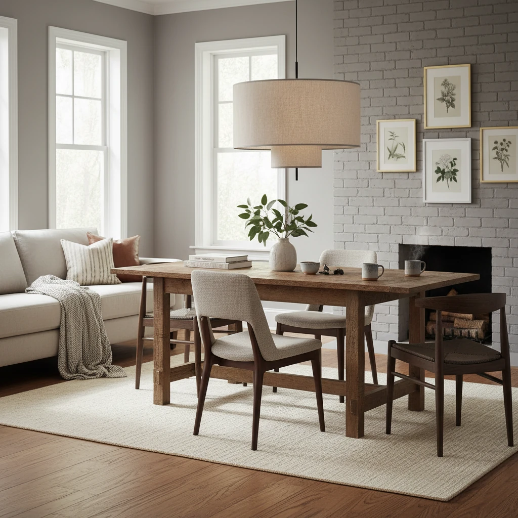 Porcelain flush mount lifestyle scene