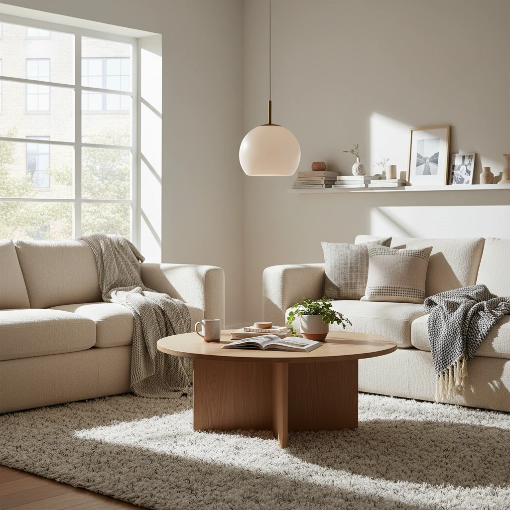 Lifestyle-Szene aus flächenbündigem Porzellan