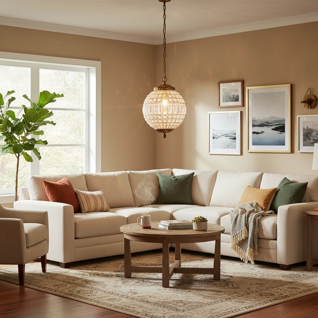 Porseleinen inbouw lifestyle-scène