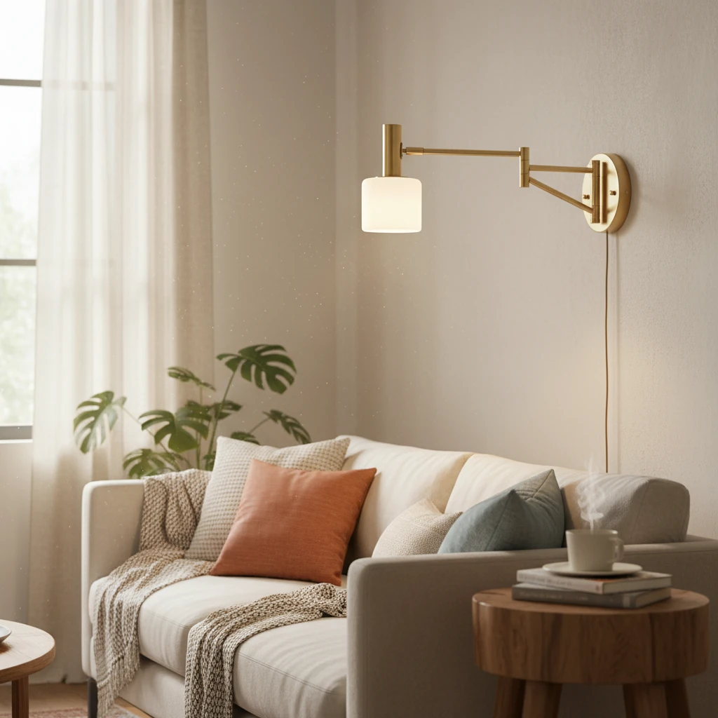 Porcelain flush mount lifestyle scene