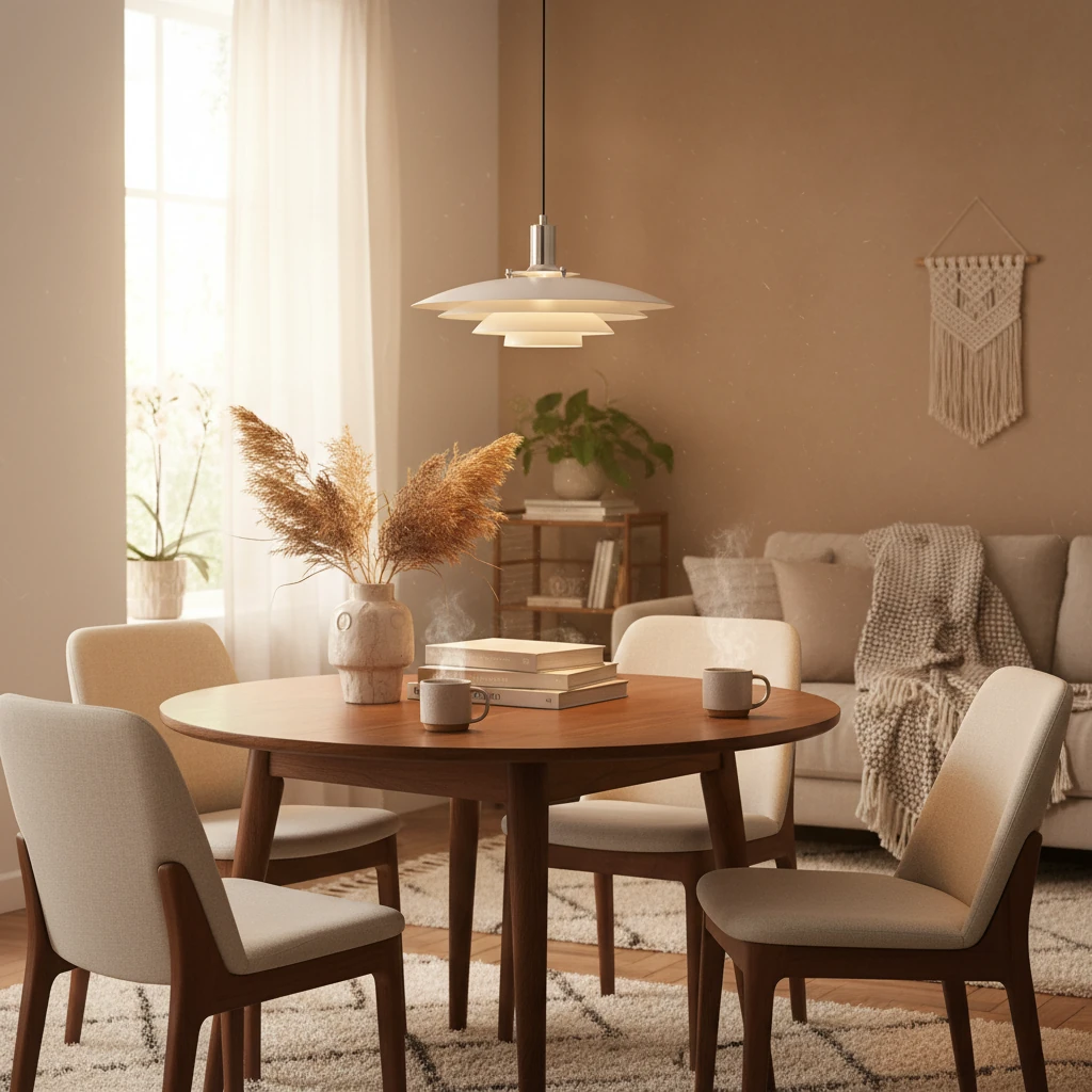 Scène de style de vie avec montage encastré en porcelaine