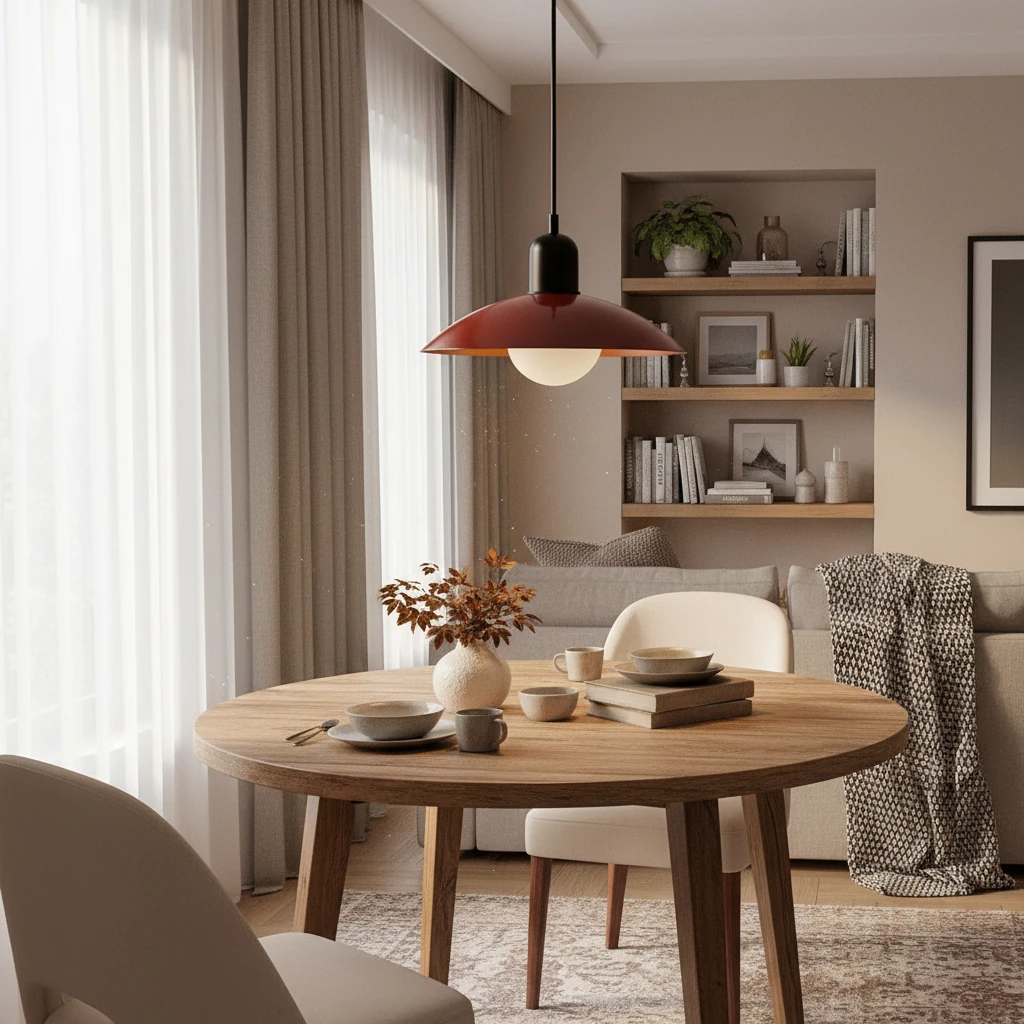 Porcelain flush mount lifestyle scene