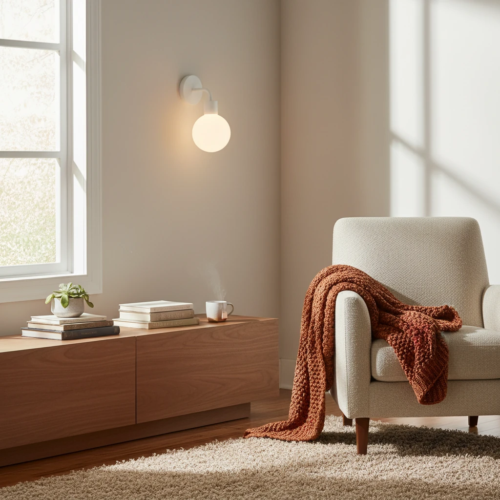 Lifestyle-Szene aus flächenbündigem Porzellan