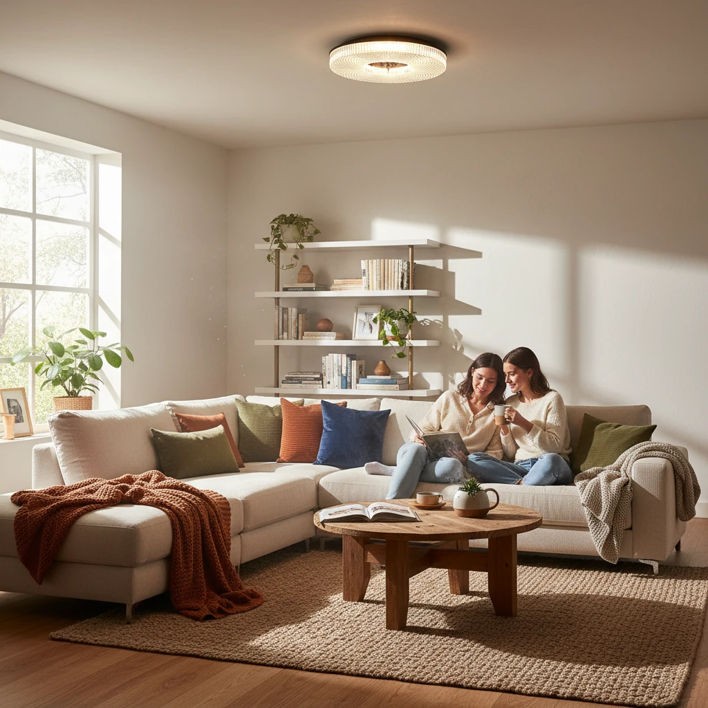 Porseleinen inbouw lifestyle-scène
