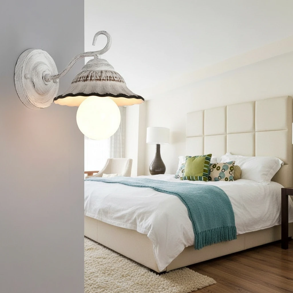 Porcelain flush mount lifestyle scene