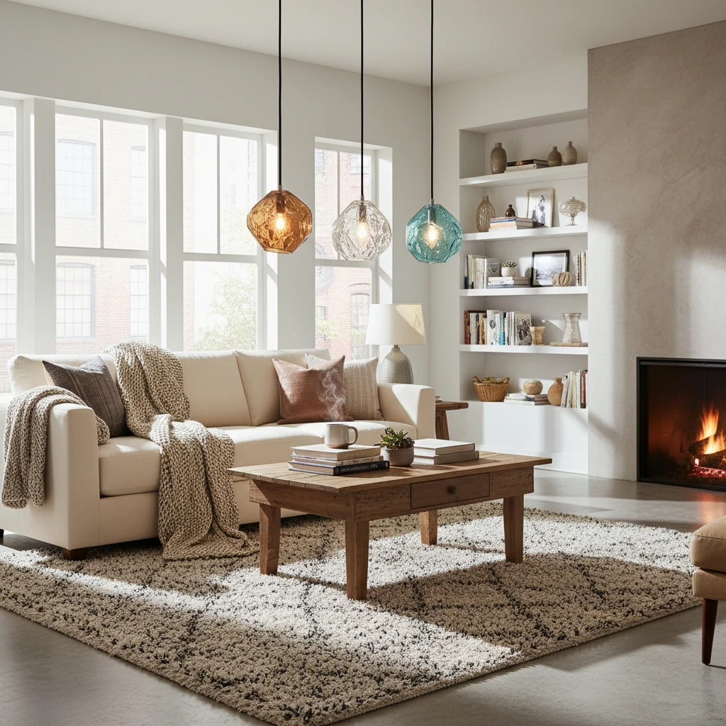 Porseleinen inbouw lifestyle-scène