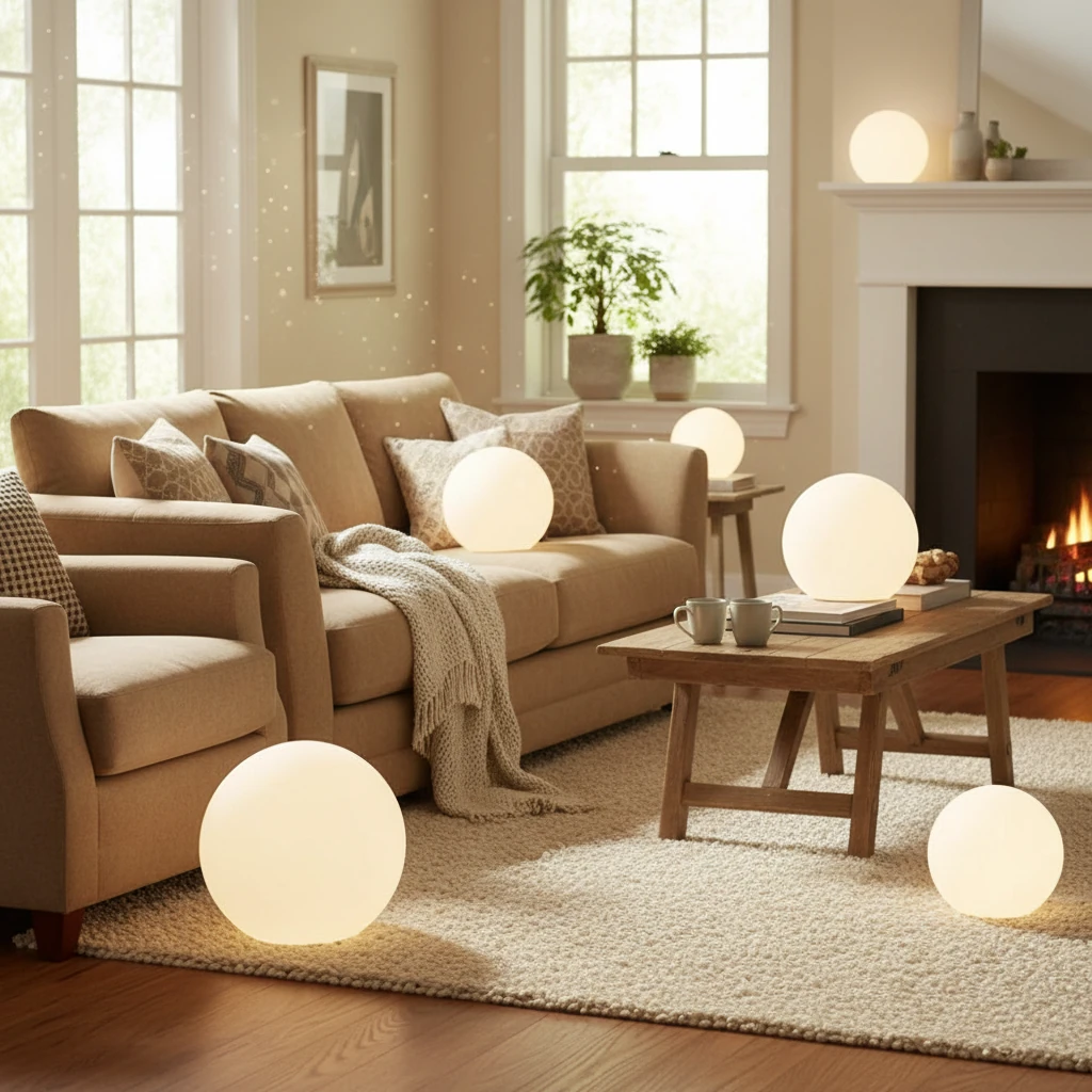Porseleinen inbouw lifestyle-scène