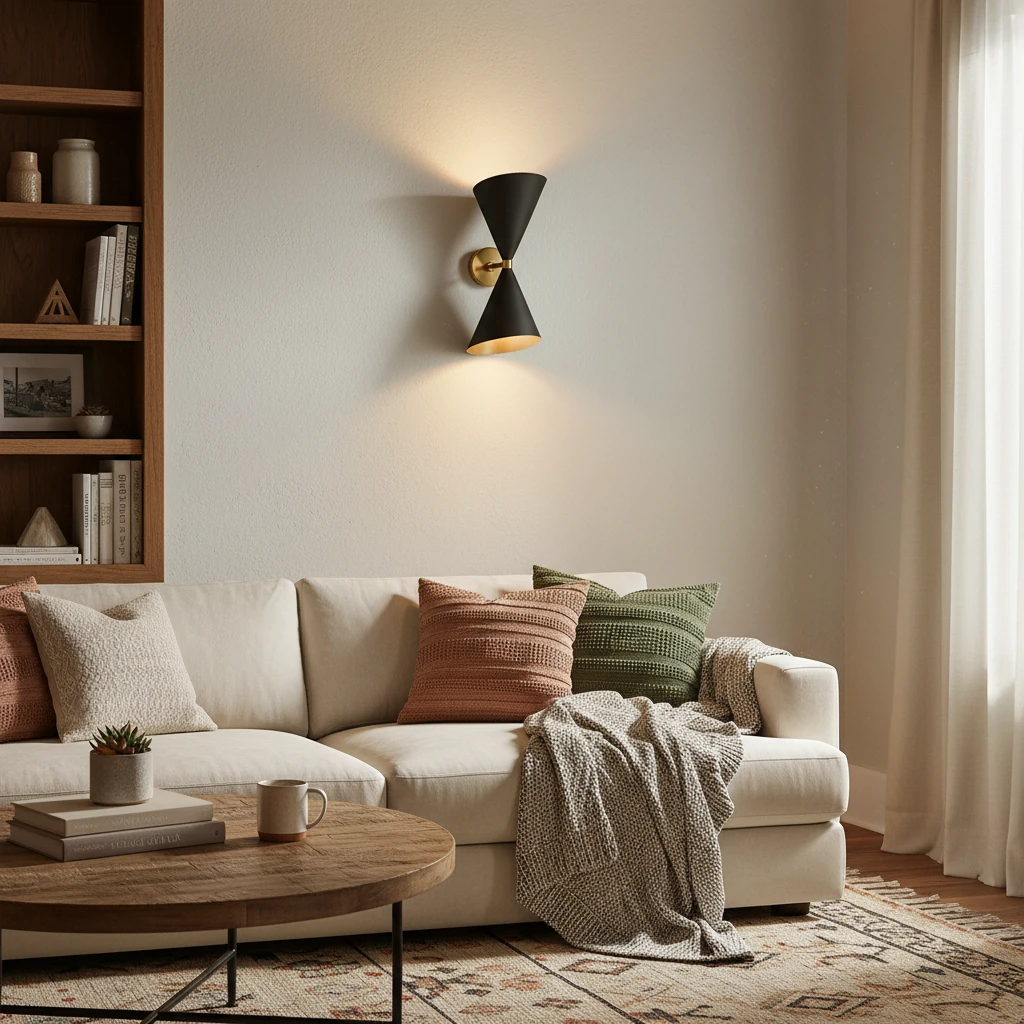 Porcelain flush mount lifestyle scene