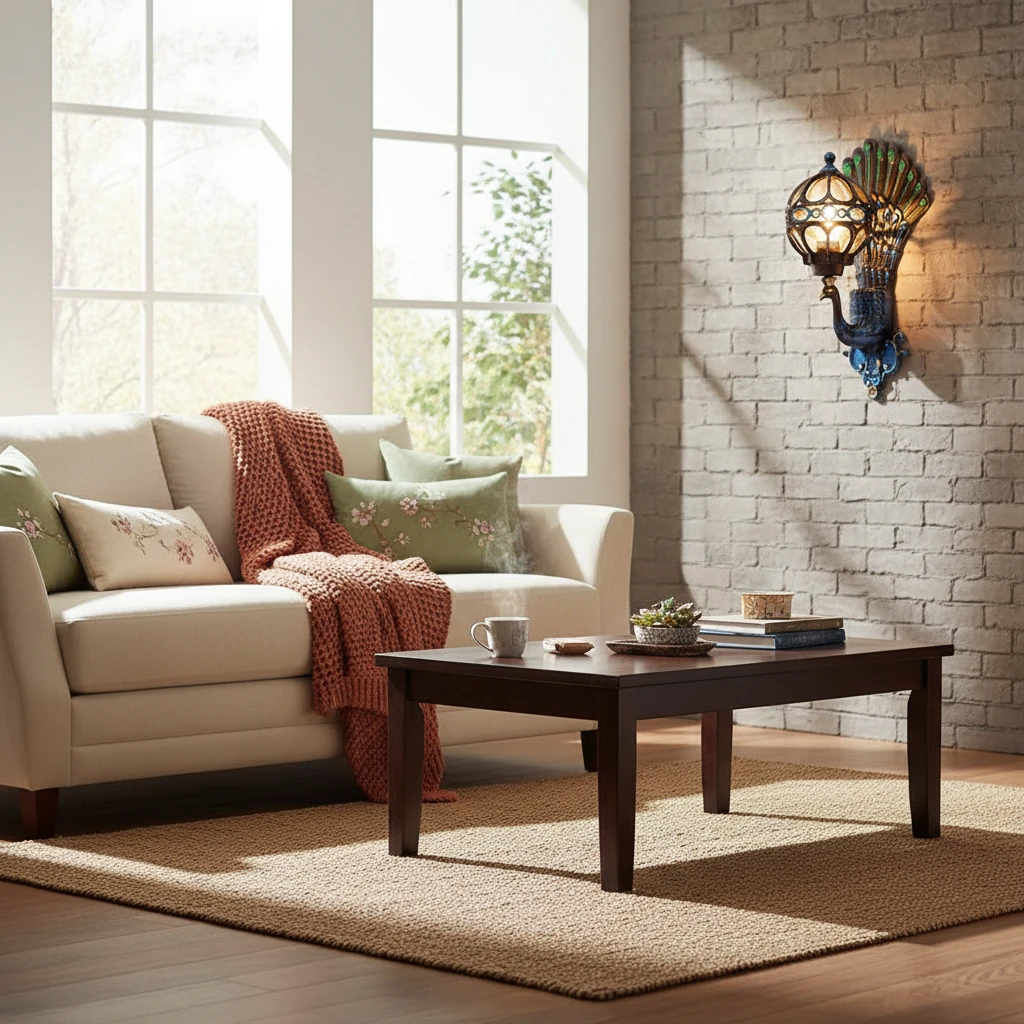 Porseleinen inbouw lifestyle-scène