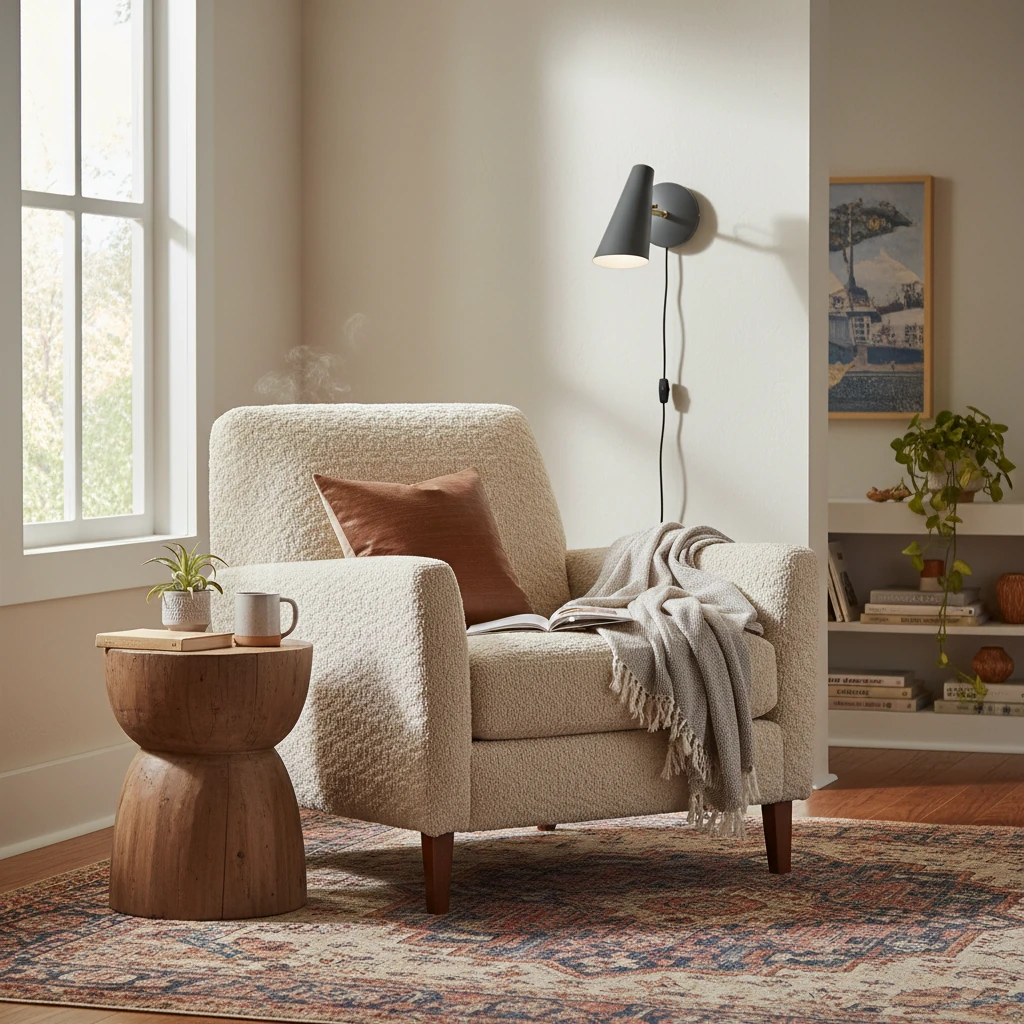 Porseleinen inbouw lifestyle-scène