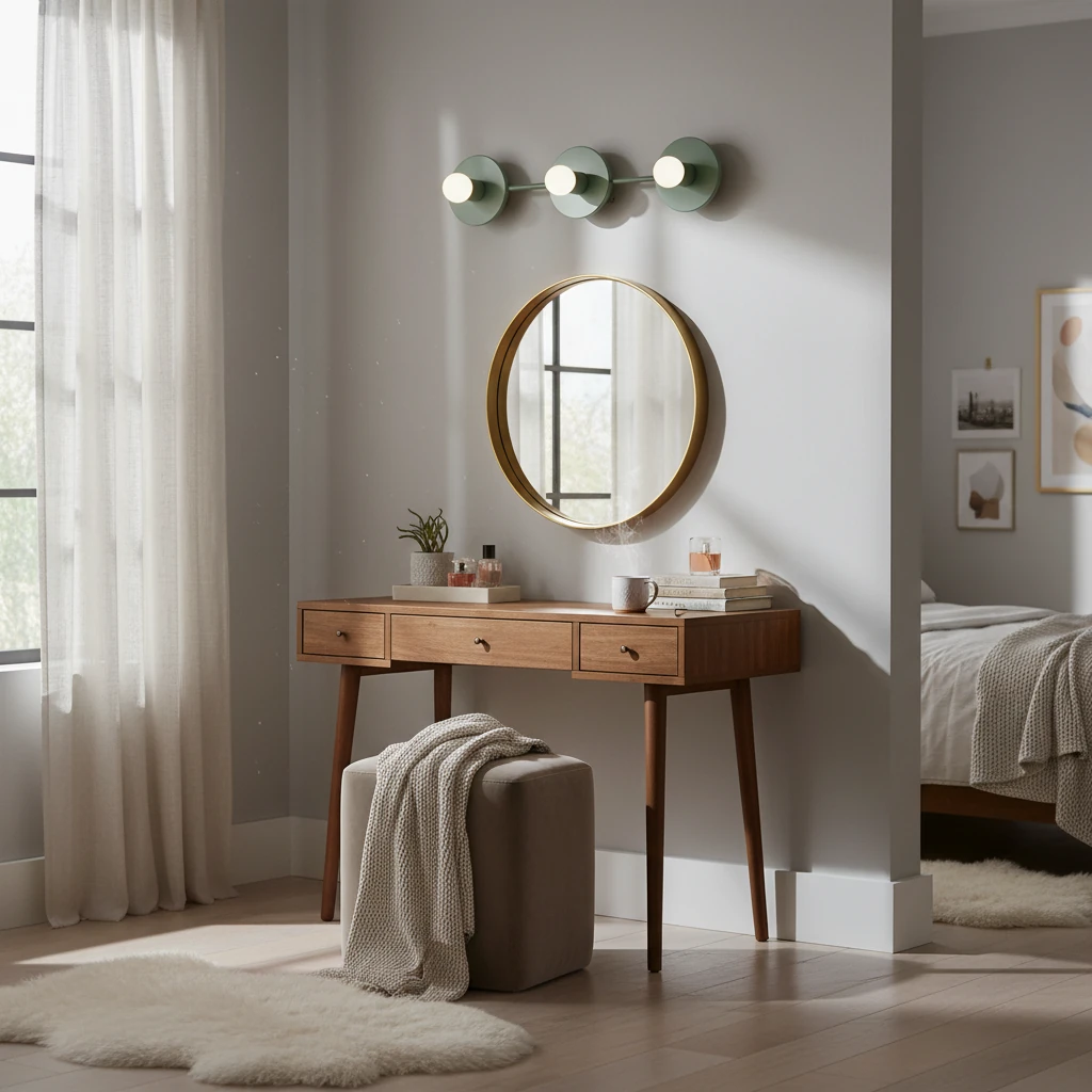 Porcelain flush mount lifestyle scene