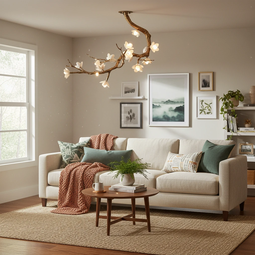 Porseleinen inbouw lifestyle-scène