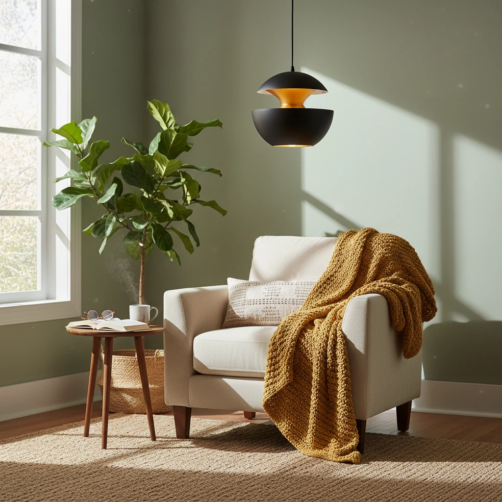 Porseleinen inbouw lifestyle-scène