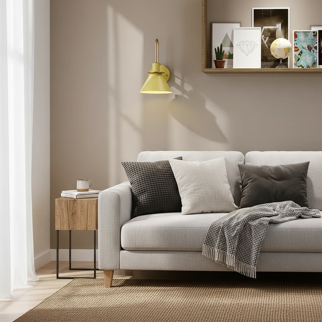 Scène de style de vie avec montage encastré en porcelaine