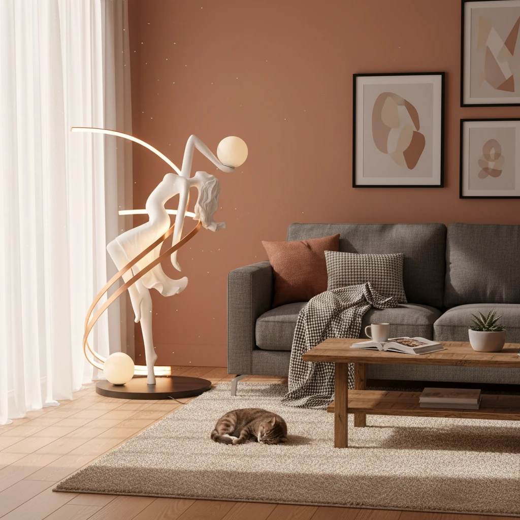 Porseleinen inbouw lifestyle-scène