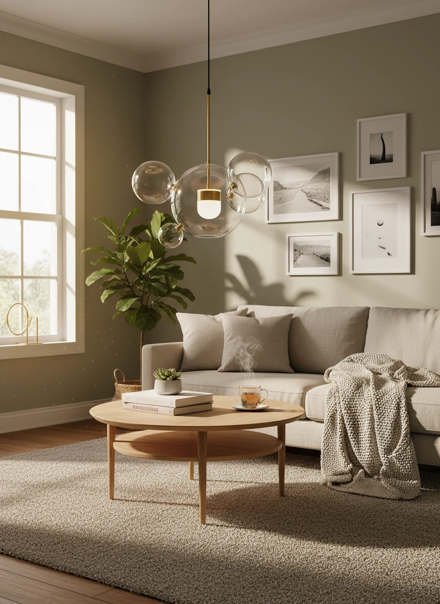 Porseleinen inbouw lifestyle-scène