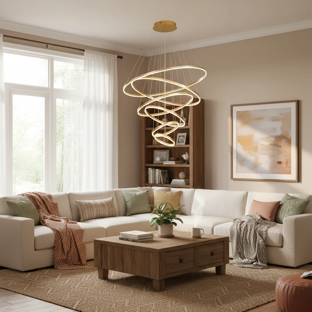 Porcelain flush mount lifestyle scene