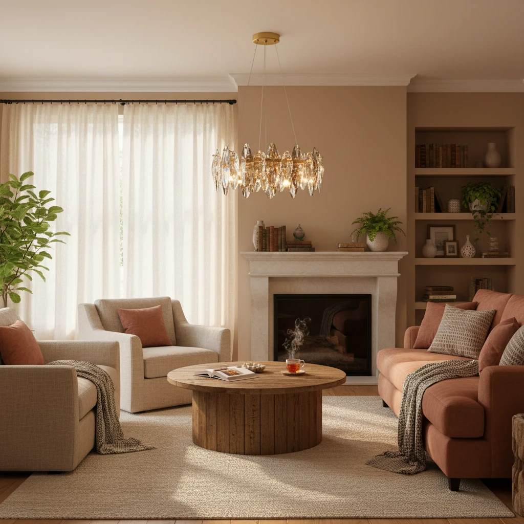 Porseleinen inbouw lifestyle-scène