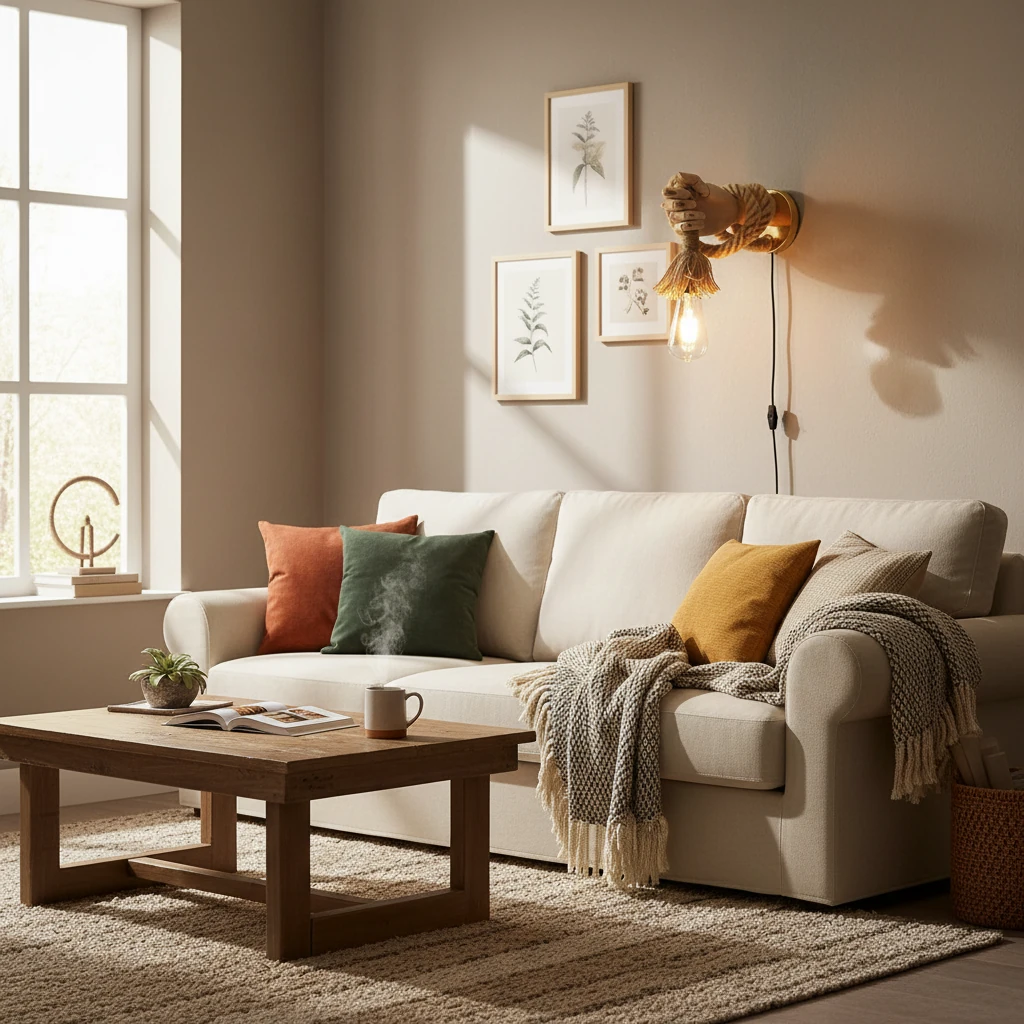 Porseleinen inbouw lifestyle-scène