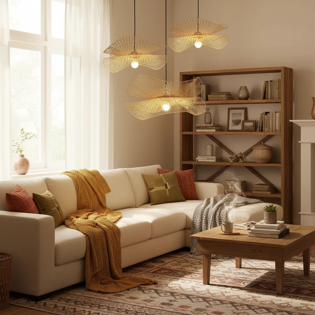 Porcelain flush mount lifestyle scene