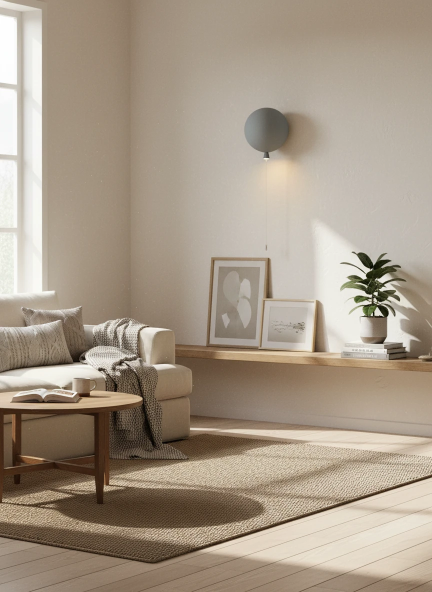 Porseleinen inbouw lifestyle-scène