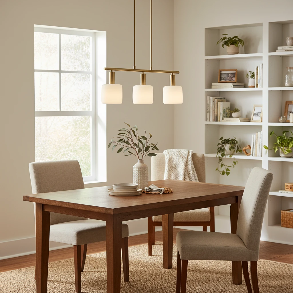 Porcelain flush mount lifestyle scene