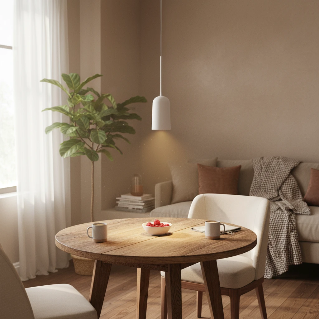 Porseleinen inbouw lifestyle-scène