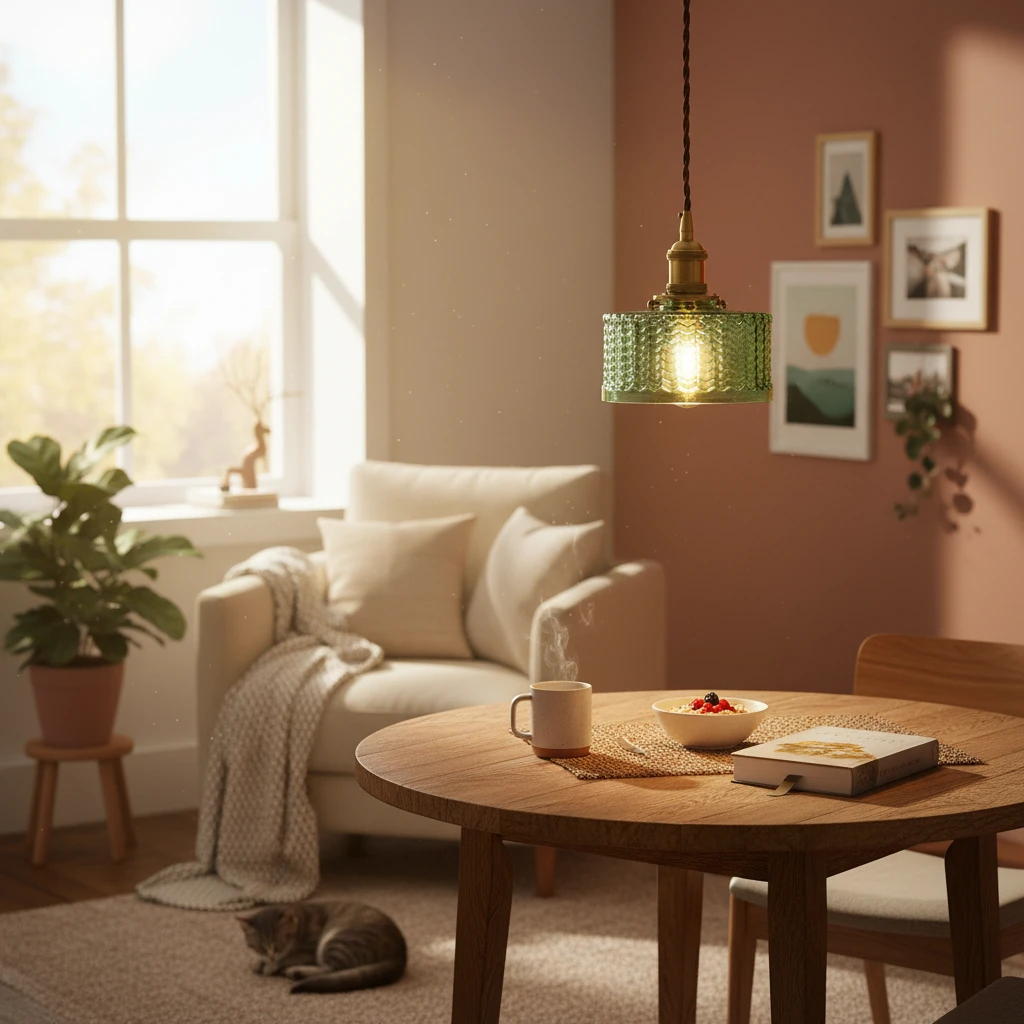 Scène de style de vie avec montage encastré en porcelaine