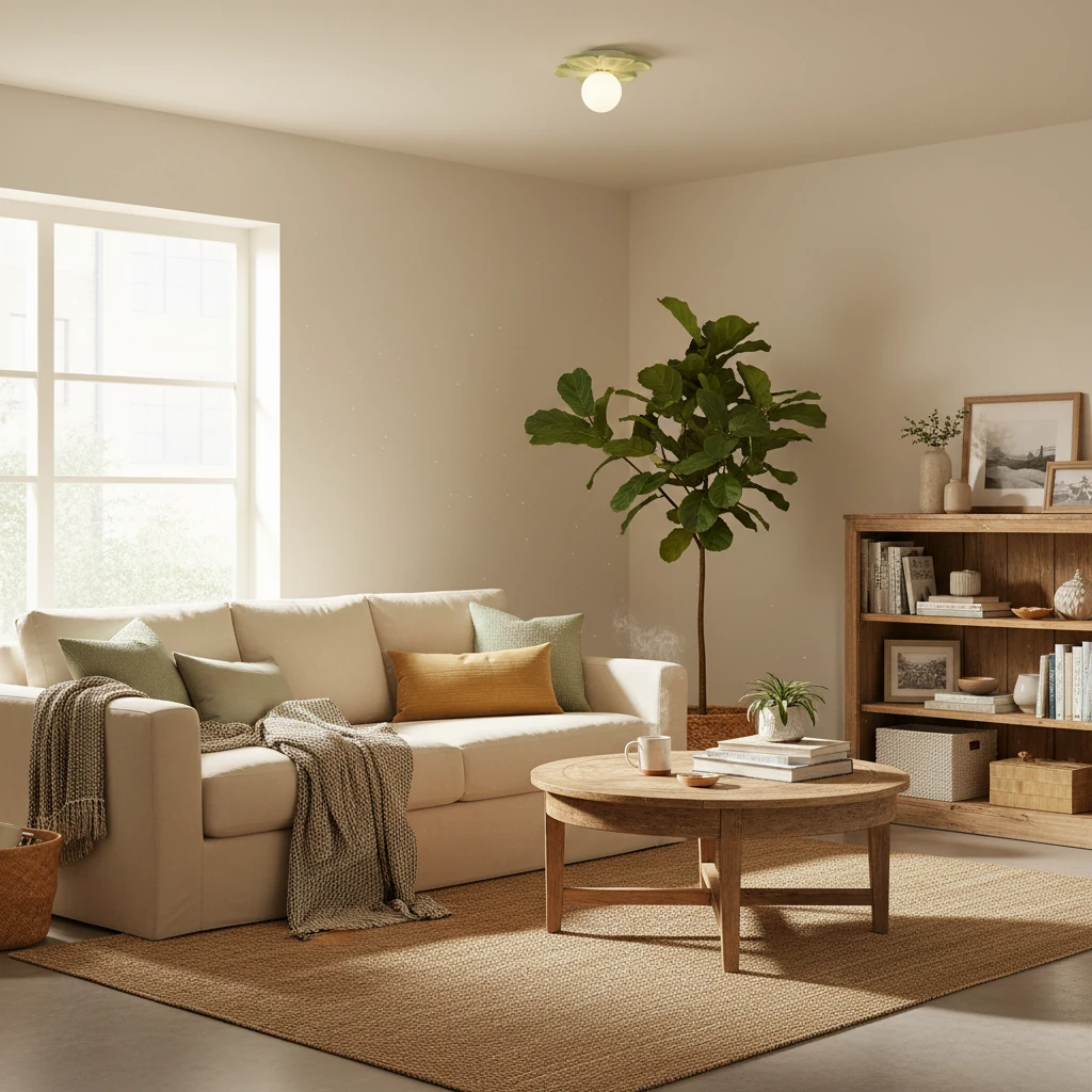 Porseleinen inbouw lifestyle-scène