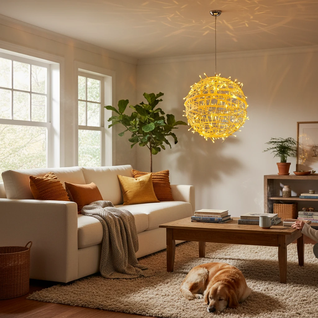 Porseleinen inbouw lifestyle-scène