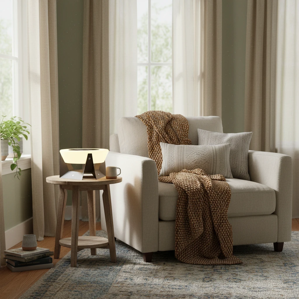 Porseleinen inbouw lifestyle-scène