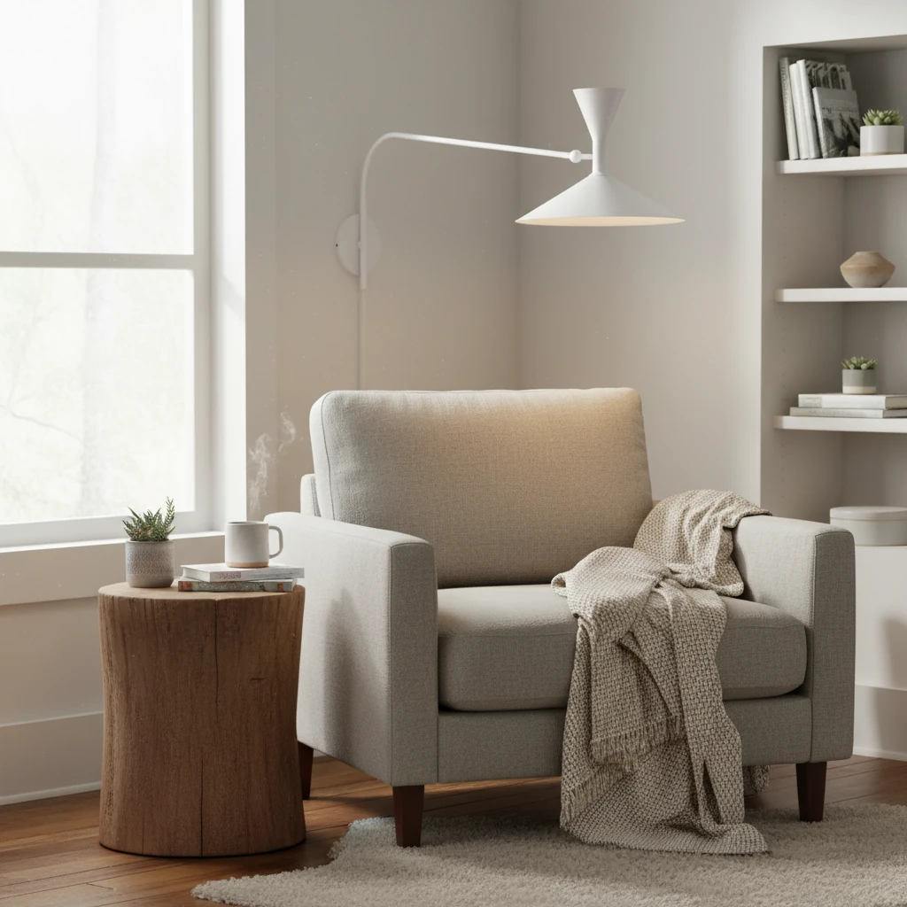 Porseleinen inbouw lifestyle-scène