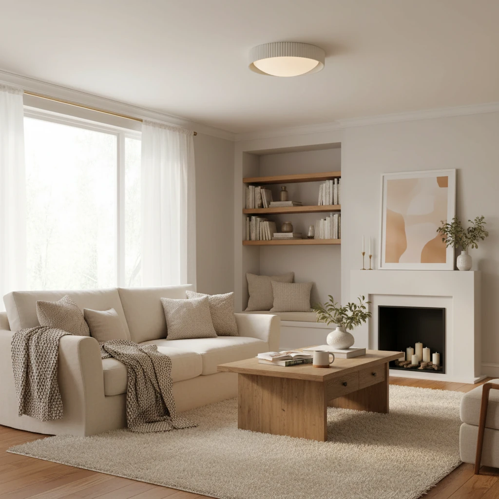 Porseleinen inbouw lifestyle-scène