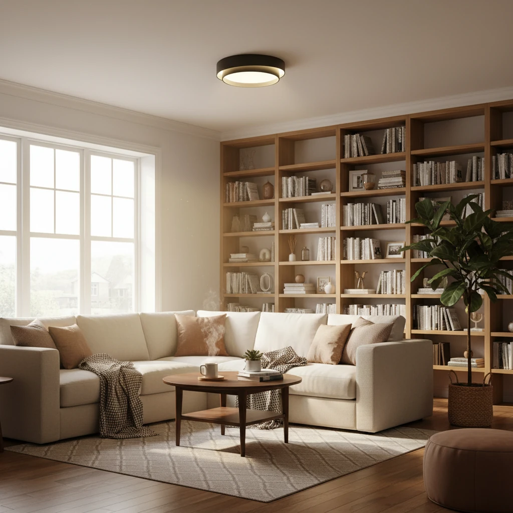 Porseleinen inbouw lifestyle-scène