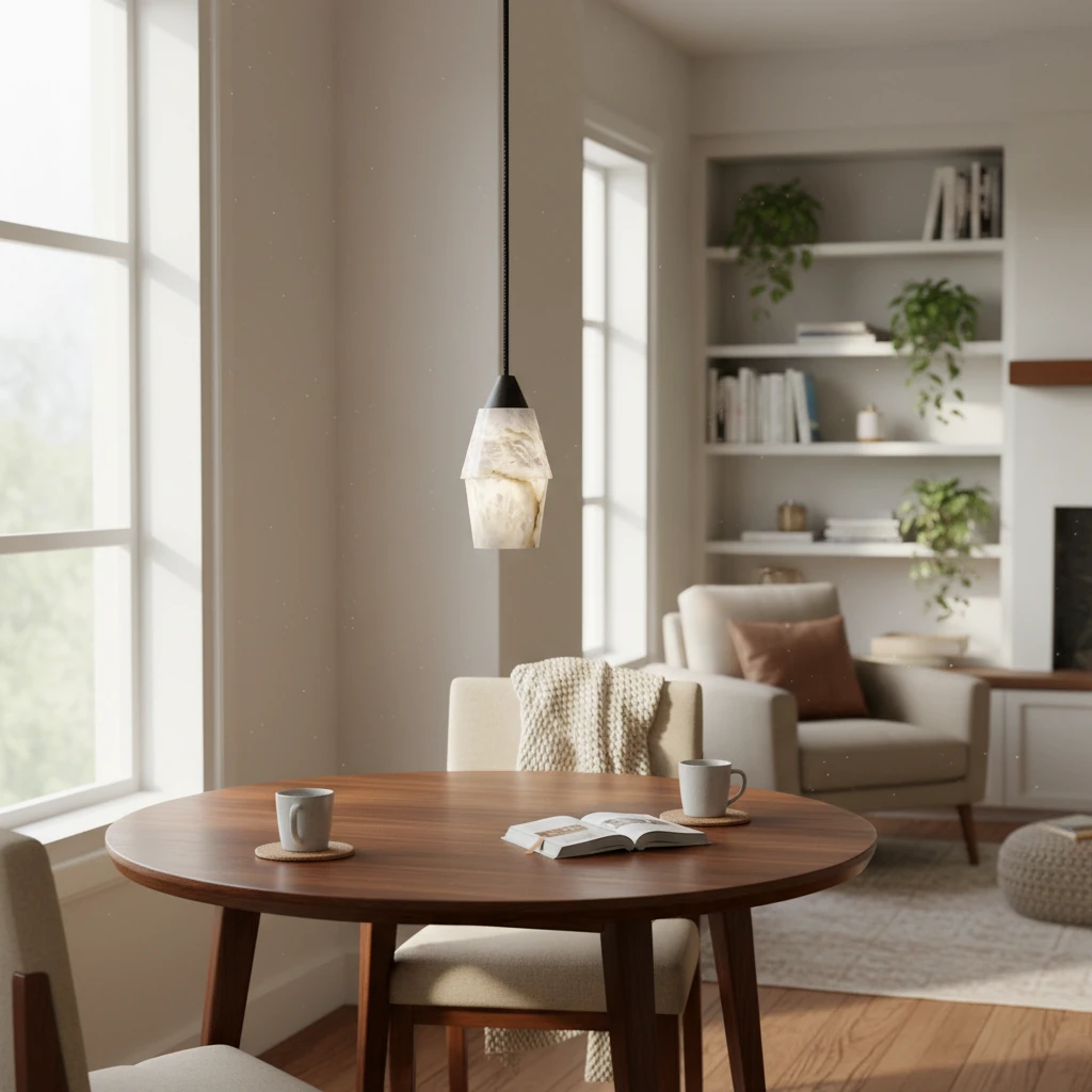 Scène de style de vie avec montage encastré en porcelaine