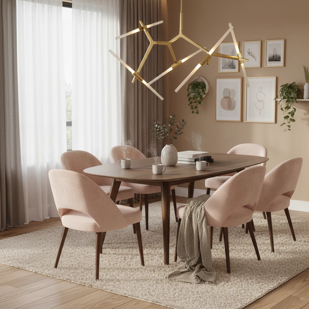 Scène de style de vie avec montage encastré en porcelaine