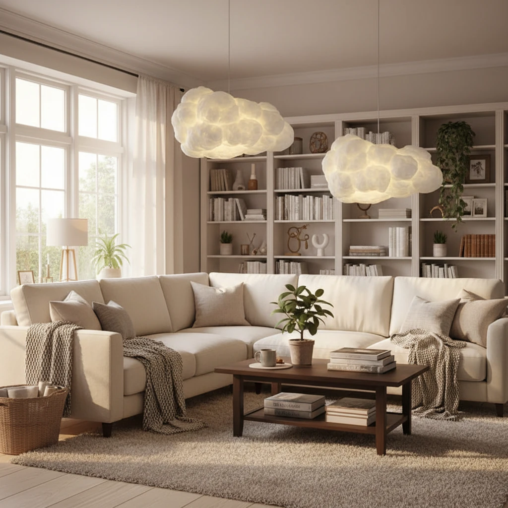 Porseleinen inbouw lifestyle-scène