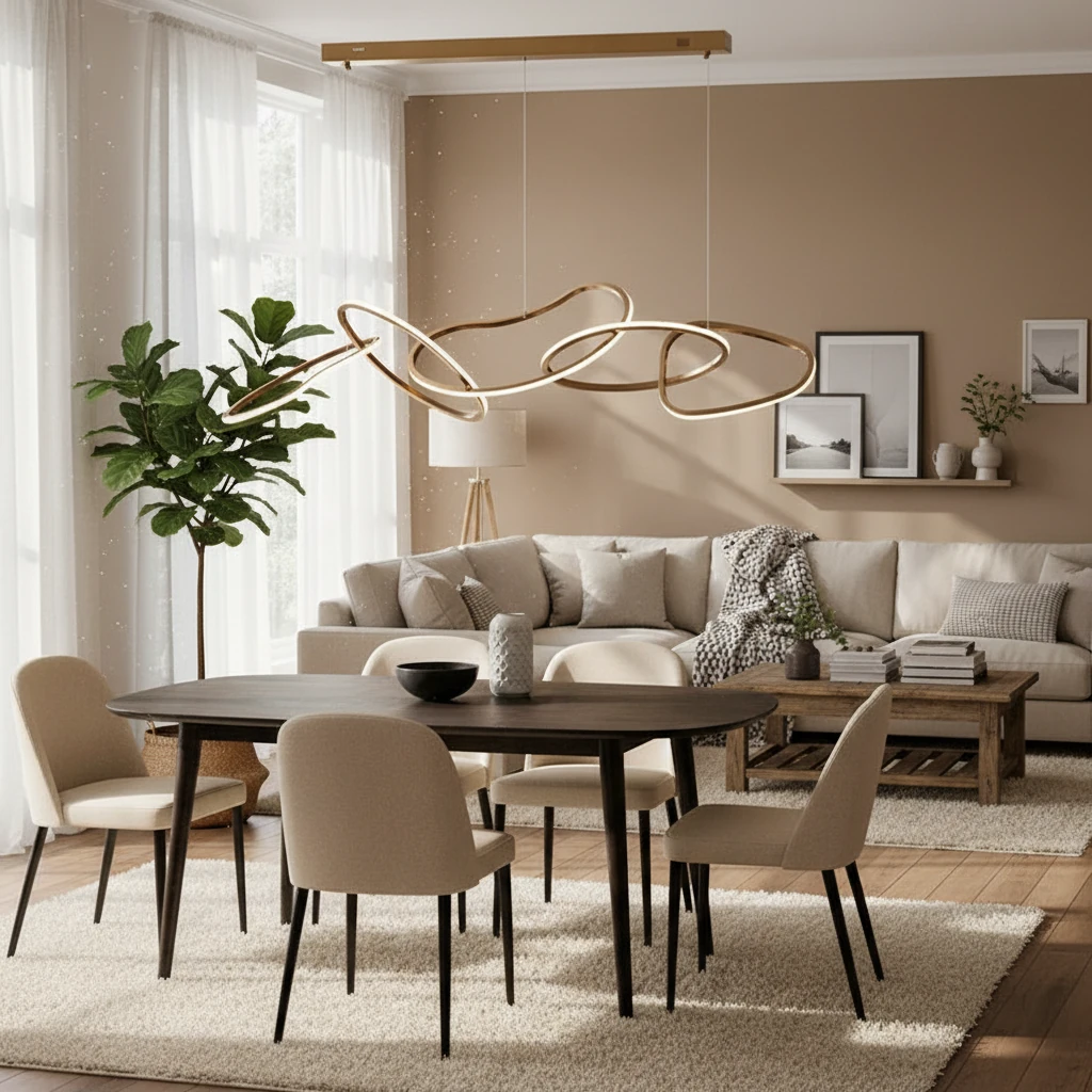 Scène de style de vie avec montage encastré en porcelaine