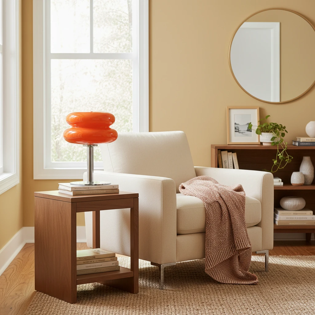 Porcelain flush mount lifestyle scene