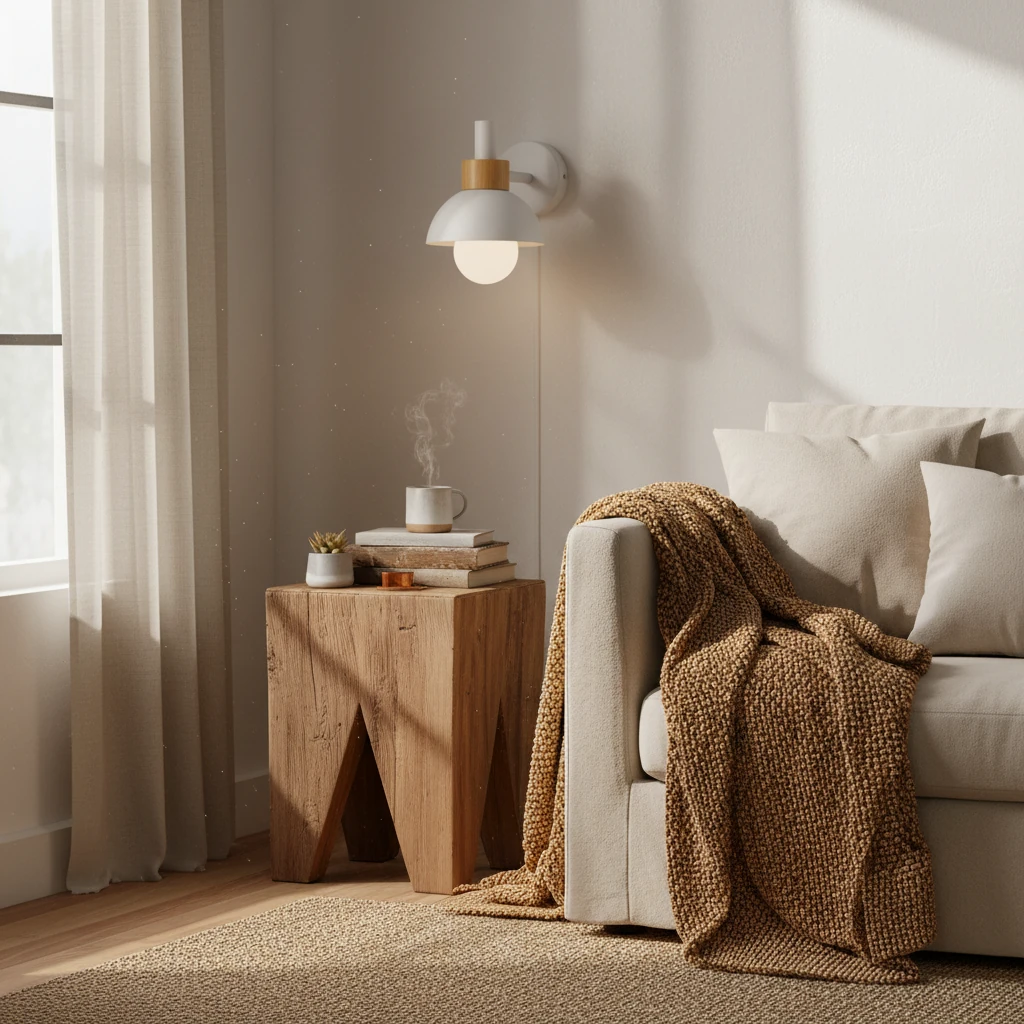 Scène de style de vie avec montage encastré en porcelaine